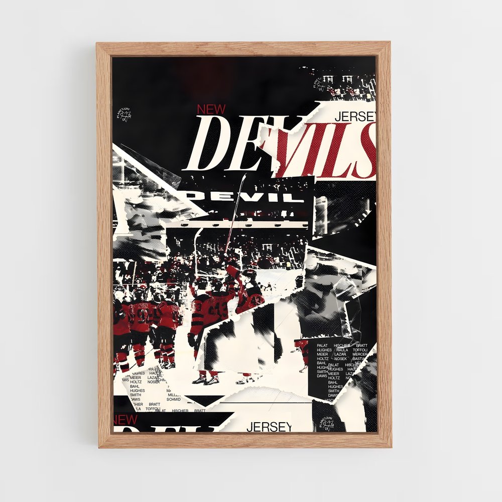 Poster Le Démon de Jersey – affiche Hockey sur glace (vue 4)